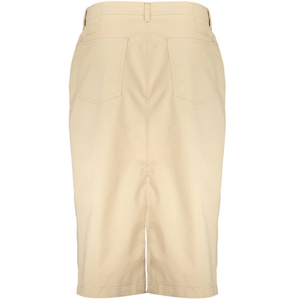 Gant Beige Baumwoll Damen Rock