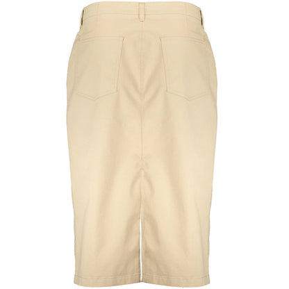Gant Beige Baumwoll Damen Rock