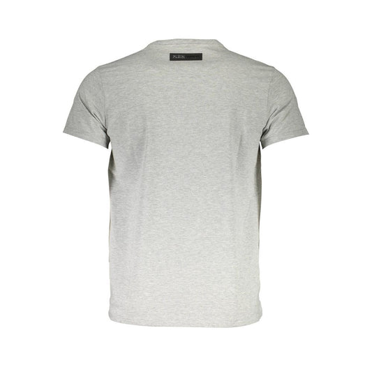 Plein Sport Brown Cotton Men T-Shirt