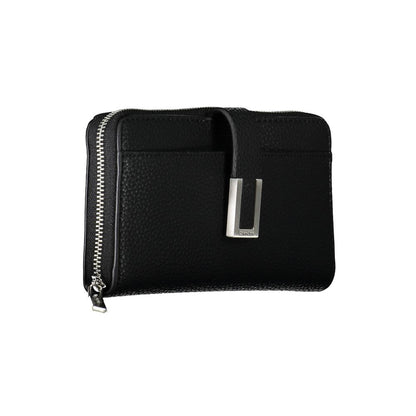 Calvin Klein Schwarze Polyester Damen Geldbörse