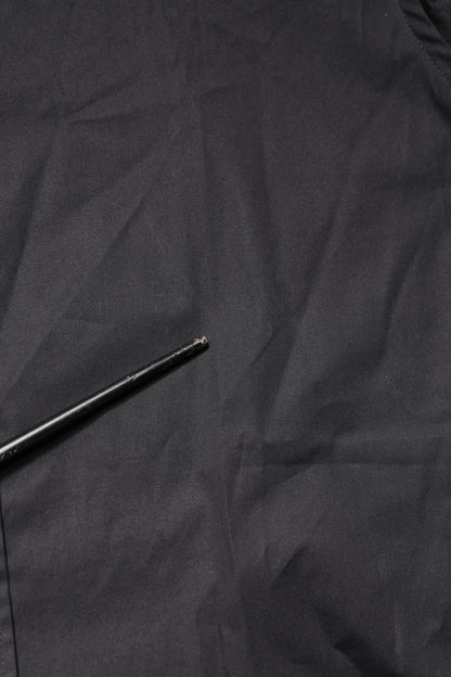 Dolce &amp; Gabbana – Schwarzes, goldenes Langarmhemd aus Baumwolle