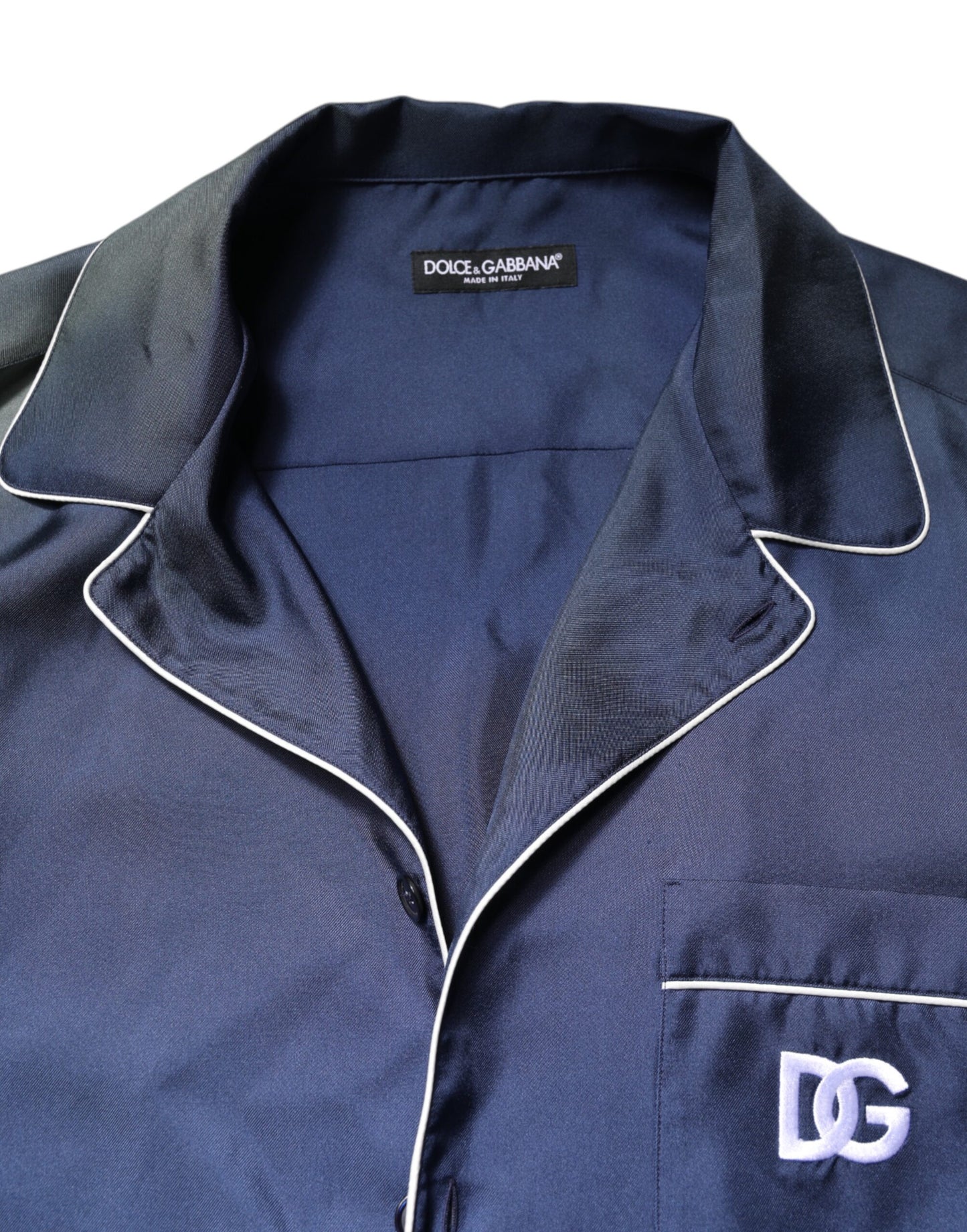 Dolce &amp; Gabbana Mehrfarbiges Lounge-Pyjama-Nachtwäschehemd