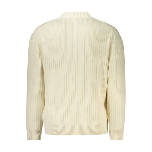 Calvin Klein Weißer Baumwollpullover für Herren