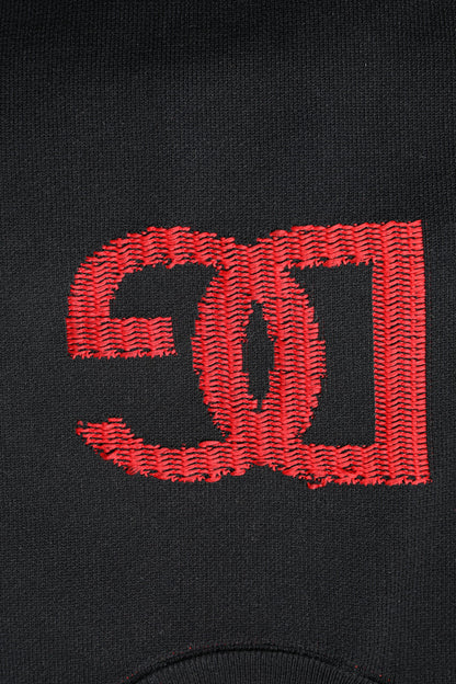 Dolce & Gabbana Black Nylon DGLogo Knit Men Pullover Sweater