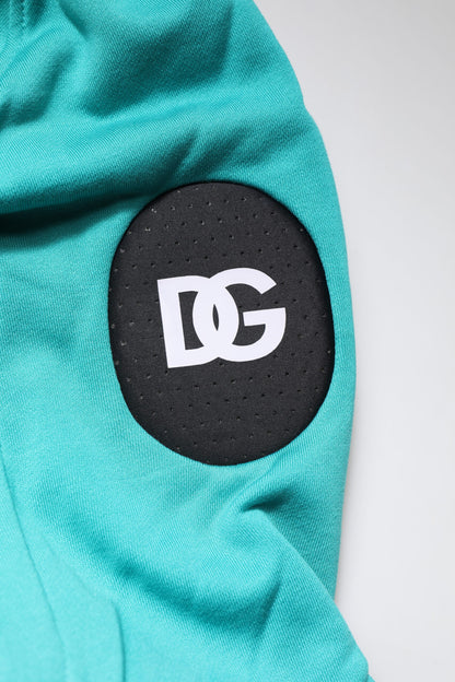 Dolce &amp; Gabbana Grüner Baumwoll-Kapuzenpullover für Herren