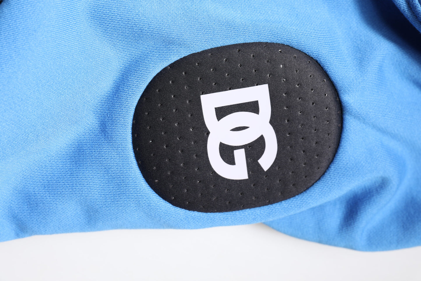 Dolce &amp; Gabbana Blaue Baumwolle Kapuzenjacke Herren Sportswear Weste Pullover