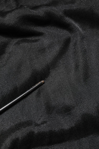 Dolce &amp; Gabbana – Schwarzer Strickpullover mit Rundhalsausschnitt und Logo