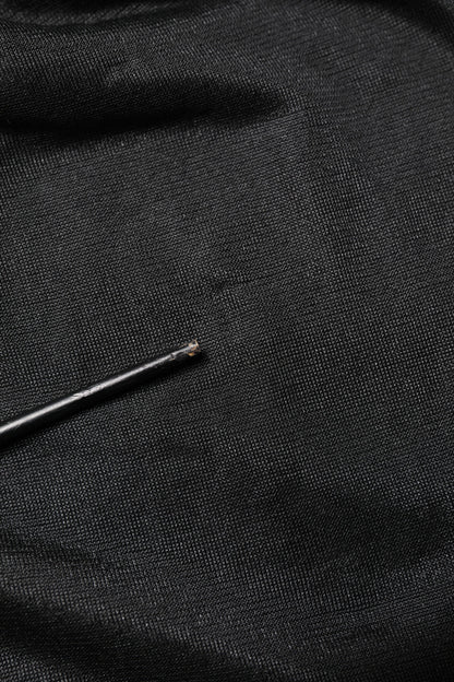 Dolce &amp; Gabbana – Schwarzer Strickpullover mit Rundhalsausschnitt und Logo