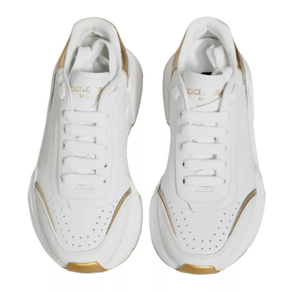 Dolce &amp; Gabbana Daymaster Low Top Sneakers in Weißgold
