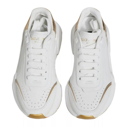 Dolce &amp; Gabbana Daymaster Low Top Sneakers in Weißgold
