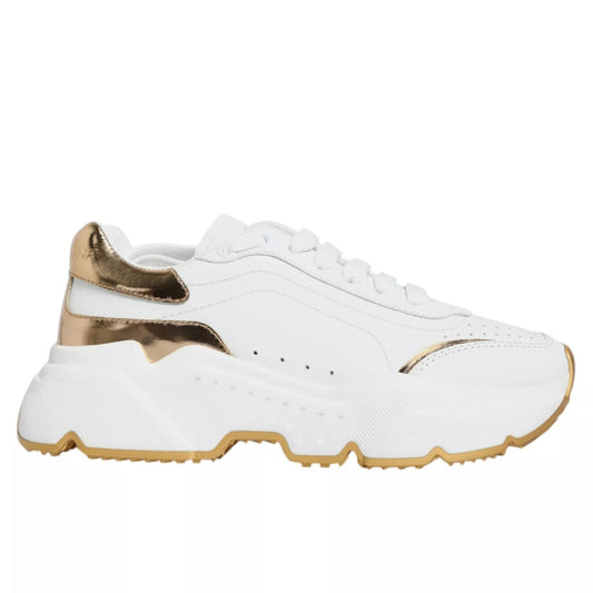Dolce &amp; Gabbana Daymaster Low Top Sneakers in Weißgold