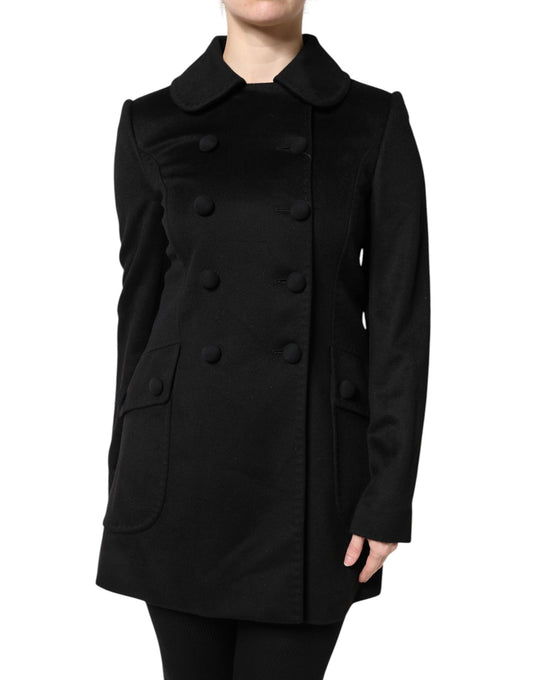 Dolce &amp; Gabbana Sartoria Italiano Blazerjacke aus schwarzer Wolle