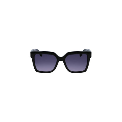 Liu Jo Black Acetate Women Sunglasses