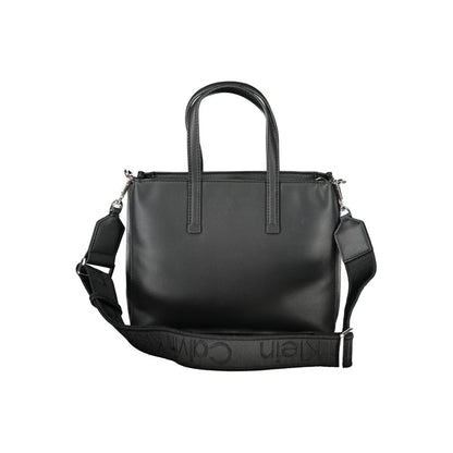 Calvin Klein Damenhandtasche aus schwarzem Polyester