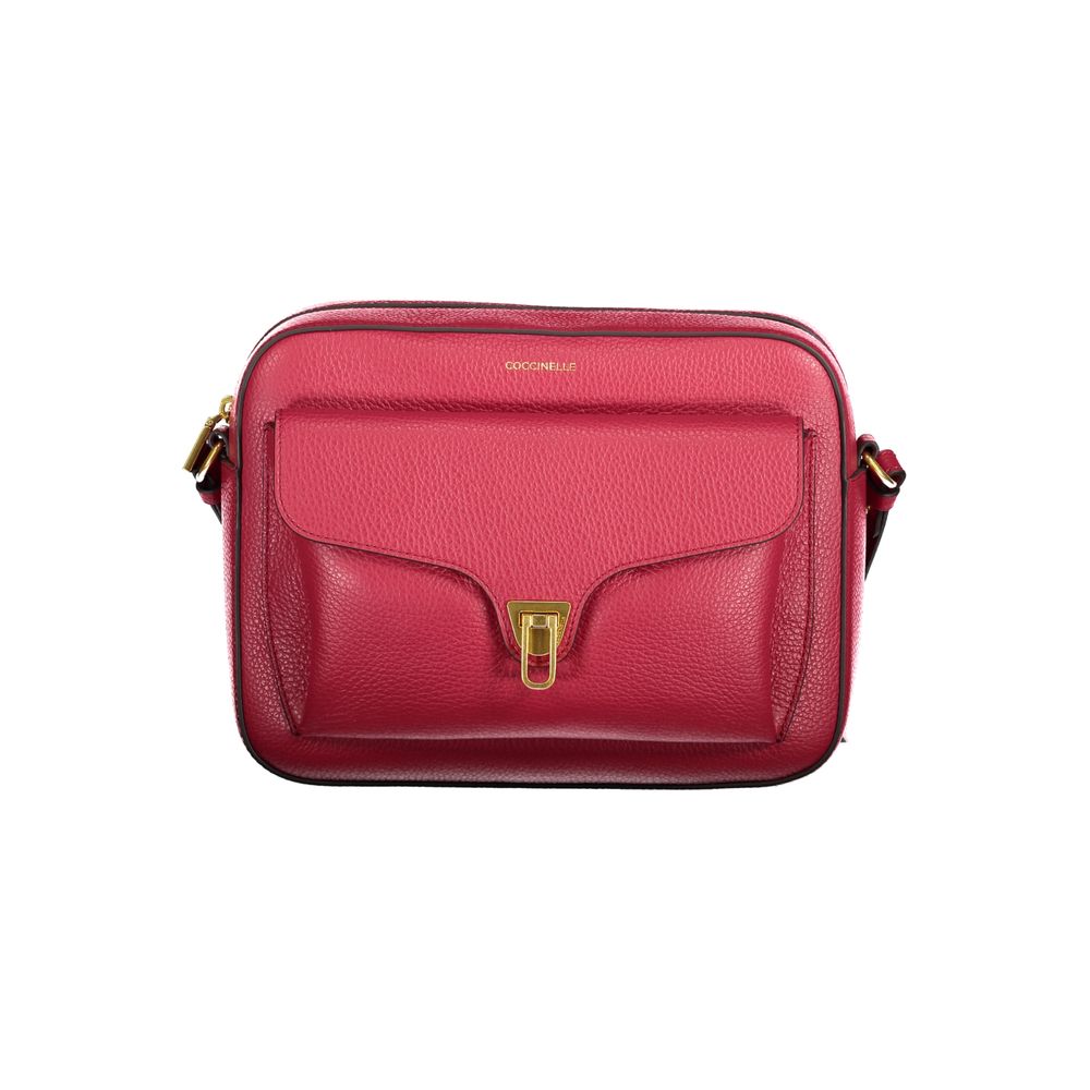 Coccinelle Rote Lederhandtasche