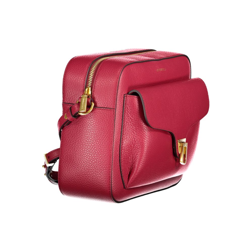Coccinelle Rote Lederhandtasche