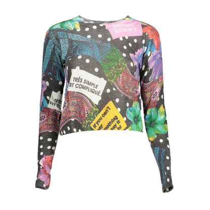 Desigual Schwarzer Acryl-Damenpullover