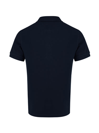 Burberry Navy Blue Cotton Collared Polo Shirt