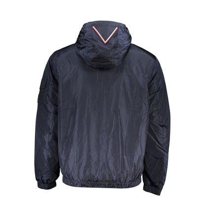 Tommy Hilfiger – Blaue Nylonjacke für Herren