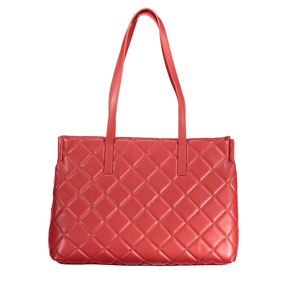 Mario Valentino Rote Polyethylen-Handtasche