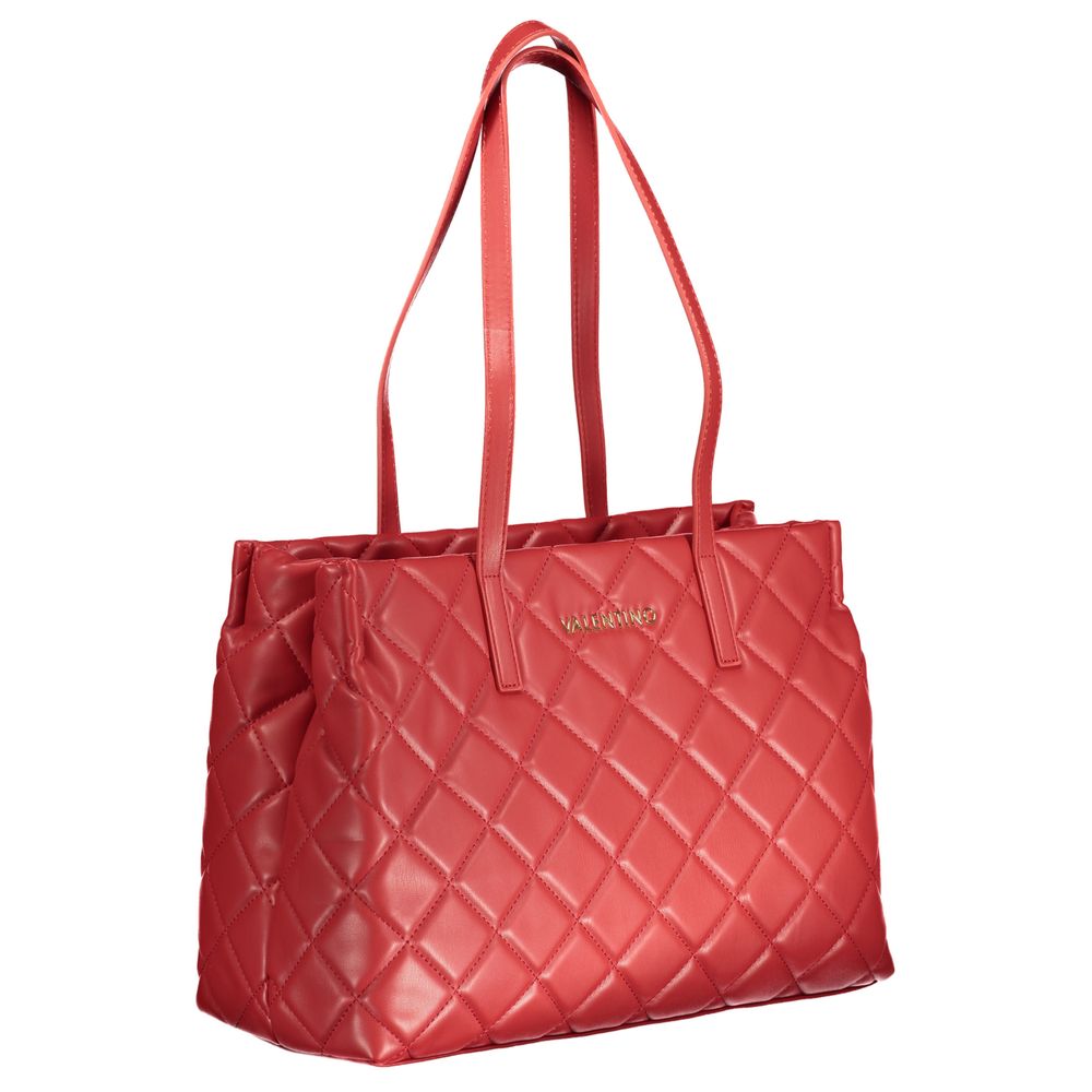 Mario Valentino Rote Polyethylen-Handtasche