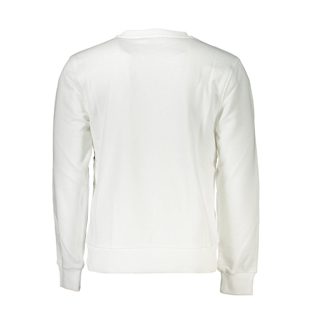 Cavalli Class Weißer Baumwollpullover für Herren