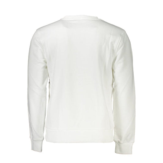 Cavalli Class Weißer Baumwollpullover für Herren
