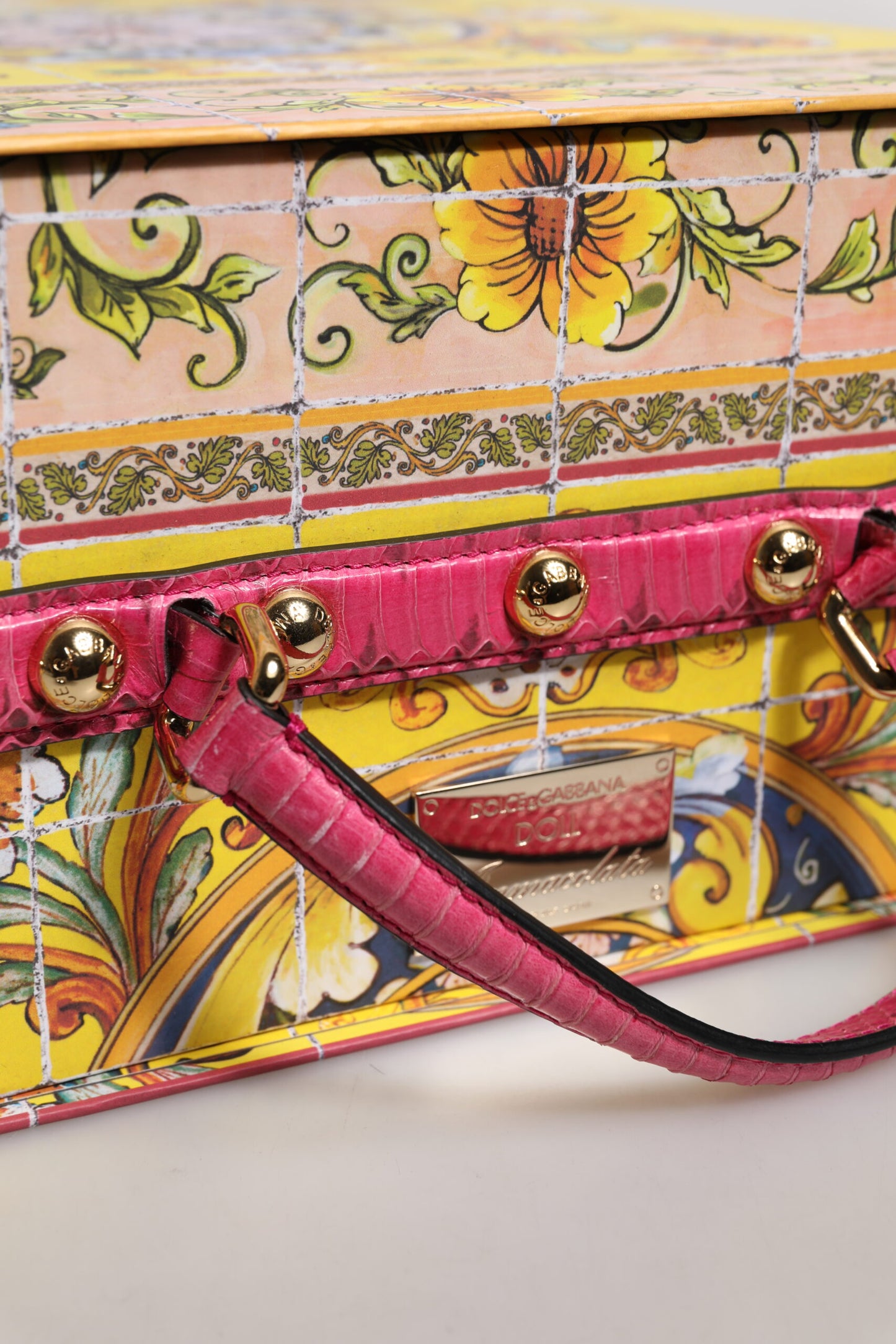 Dolce & Gabbana Black Dress Ceramic Porcelain Fashion Leather Sicily Dolls