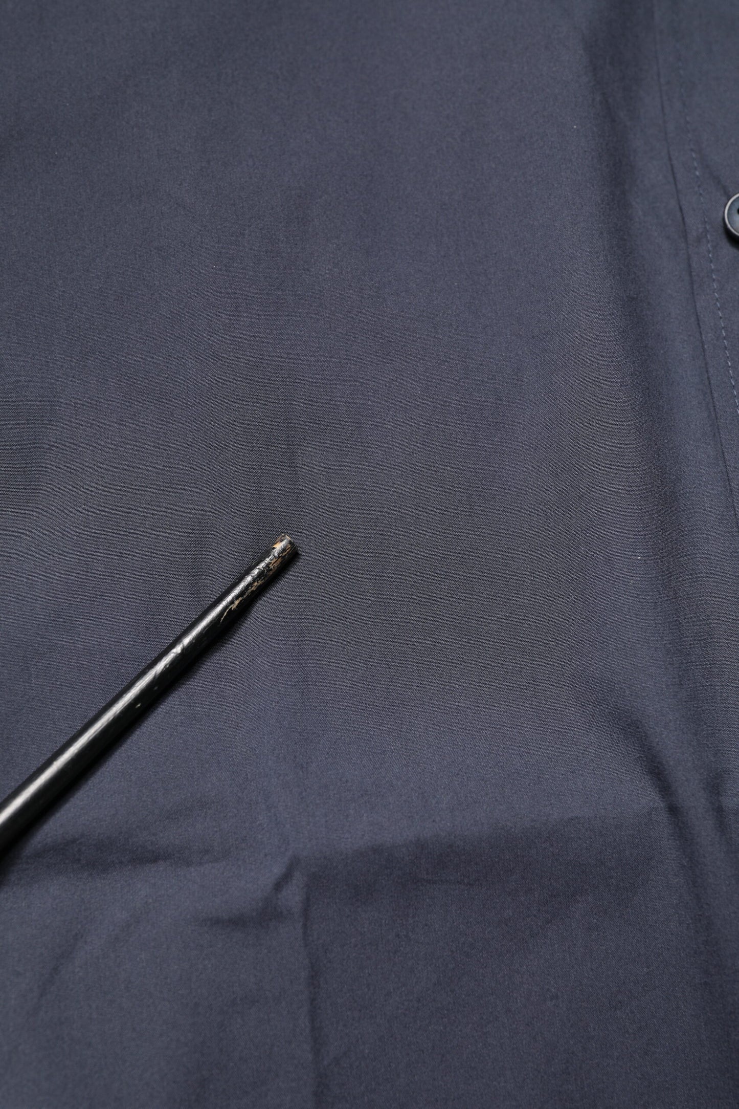 Dolce &amp; Gabbana Dunkelblaues GOLDENES formelles Baumwollhemd