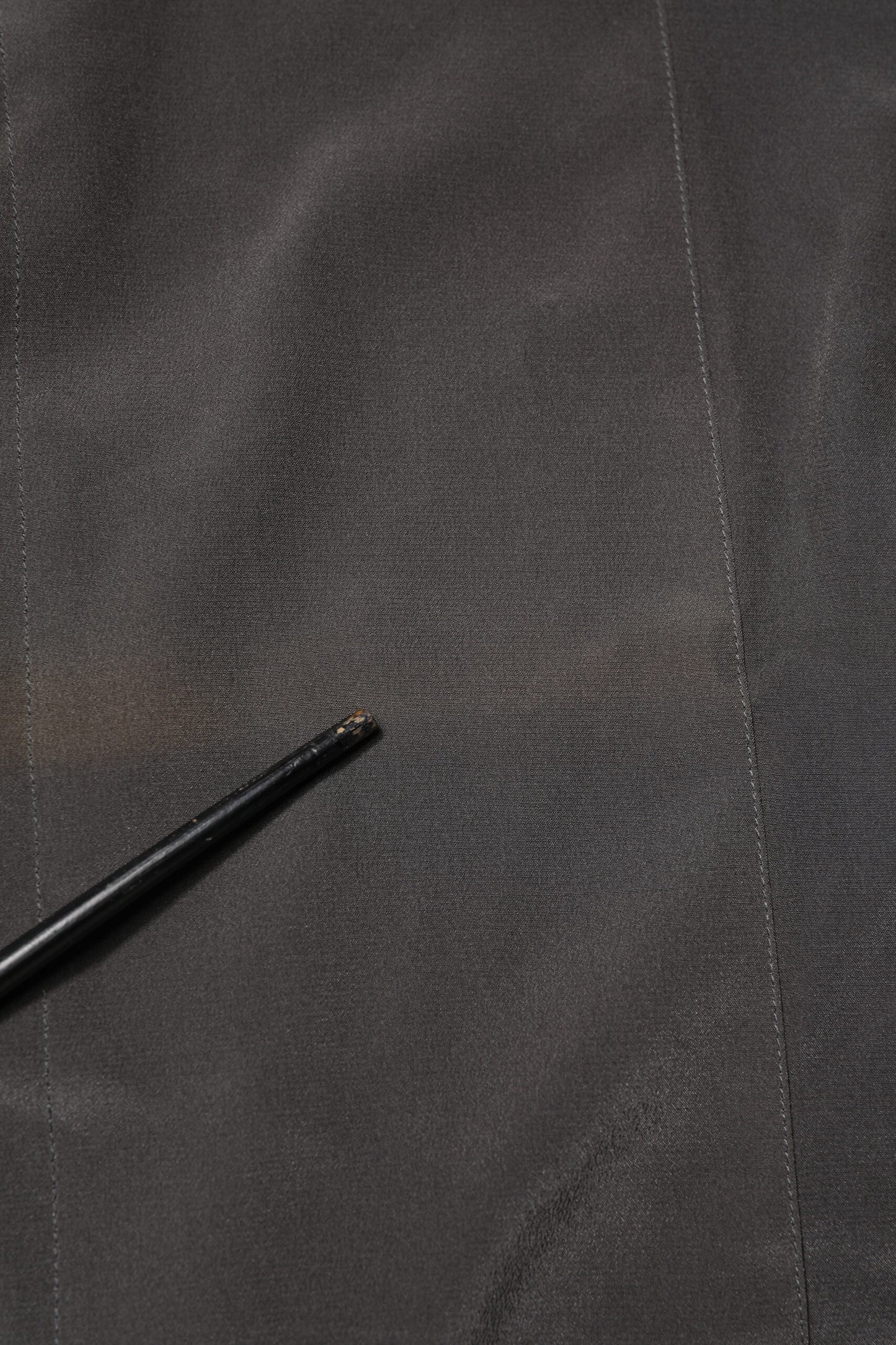 Dolce &amp; Gabbana Dunkelgraues Seidenhemd in GOLD