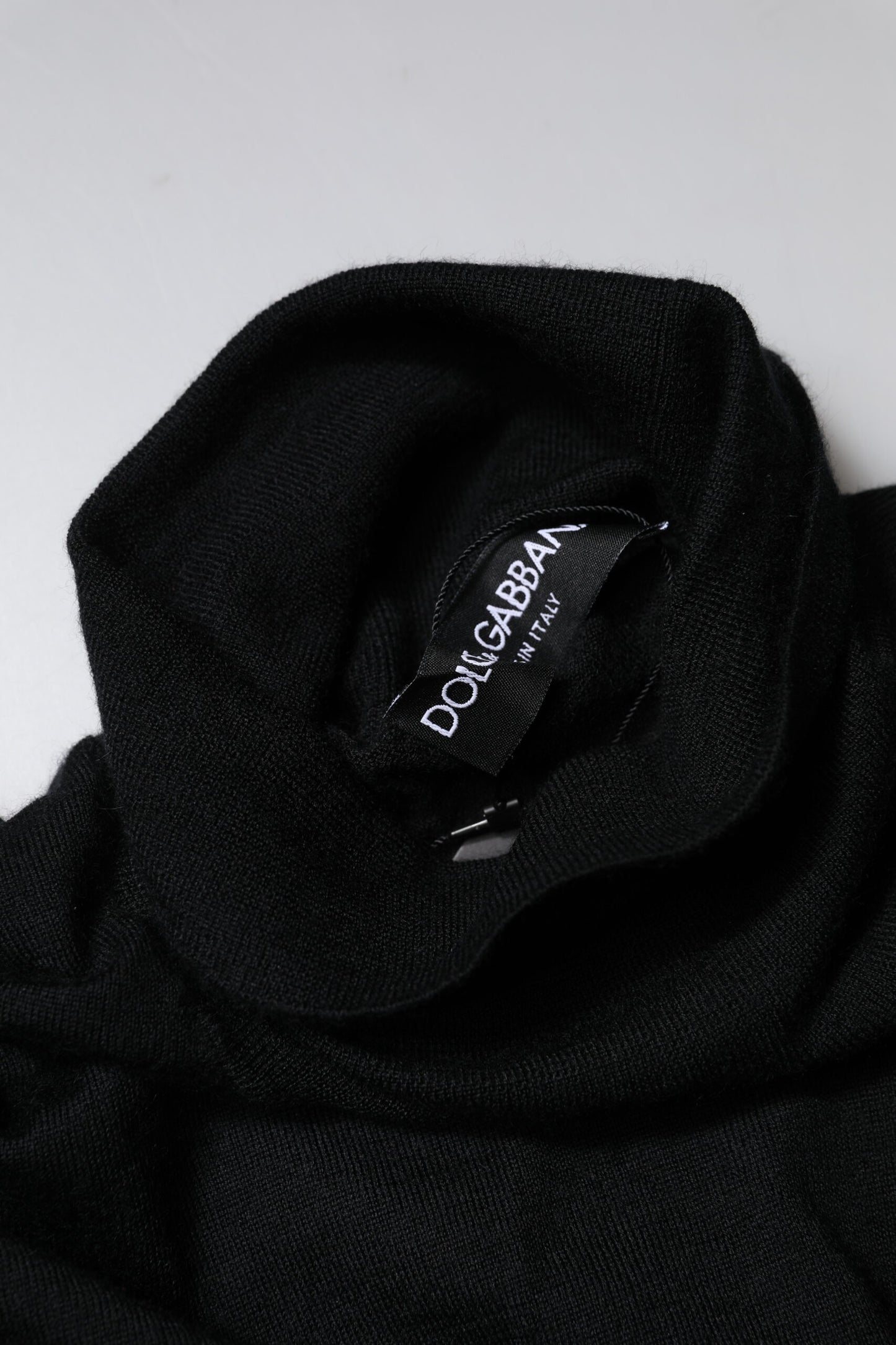 Dolce &amp; Gabbana Schwarzer Kaschmir-Strickpullover für Herren