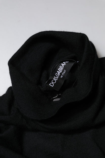 Dolce &amp; Gabbana Schwarzer Kaschmir-Strickpullover für Herren