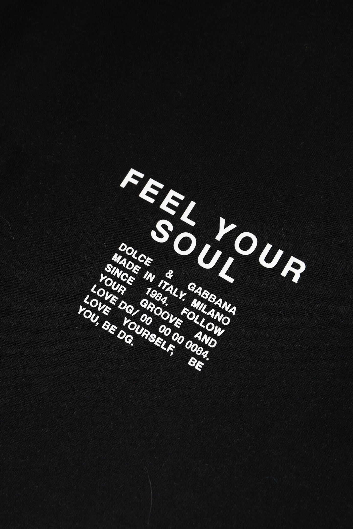 Dolce &amp; Gabbana – Schwarzer Strickpullover aus Baumwolle mit Logo