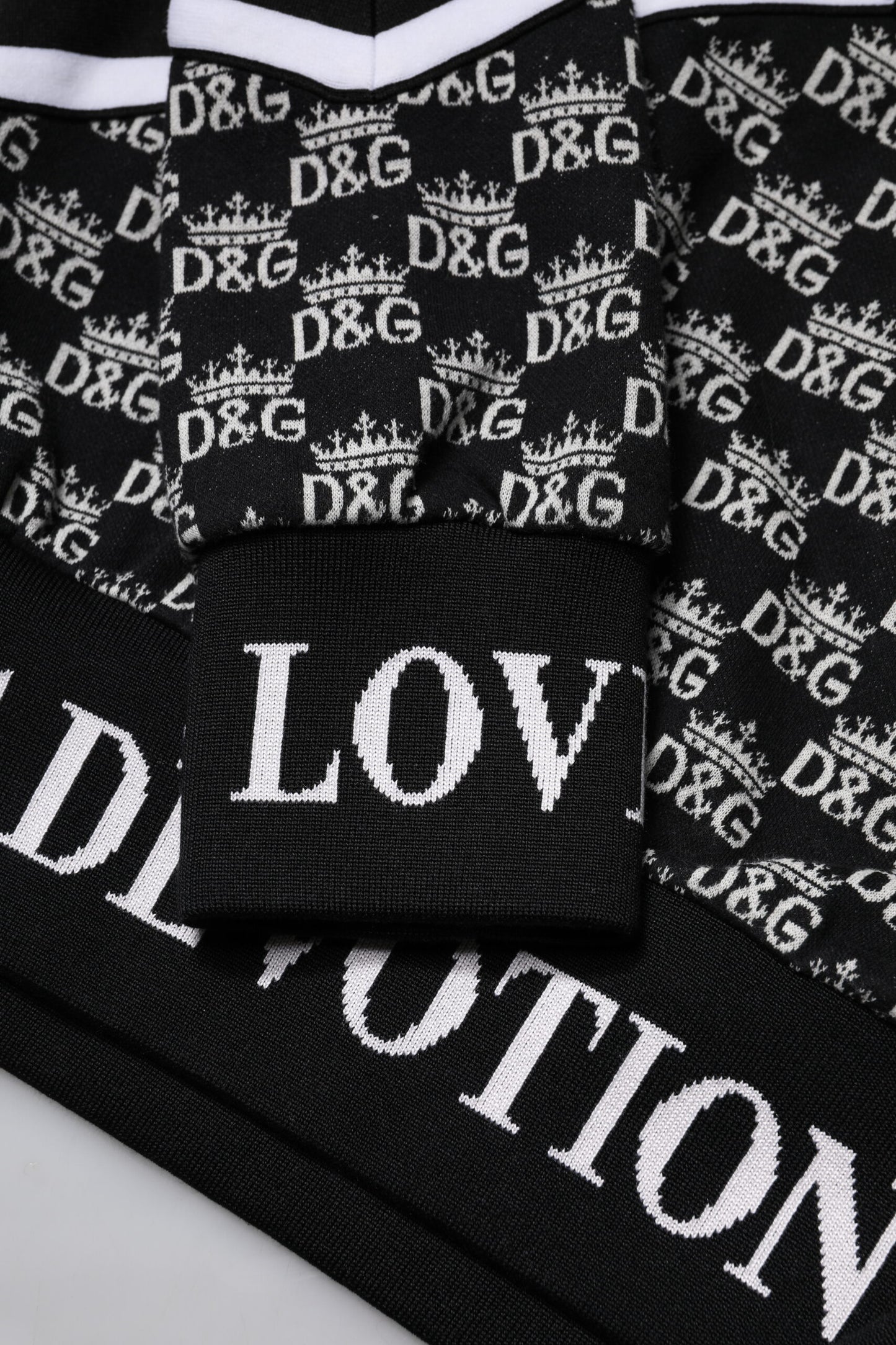 Dolce &amp; Gabbana Mehrfarbiger Pullover aus Baumwolle mit Rundhalsausschnitt