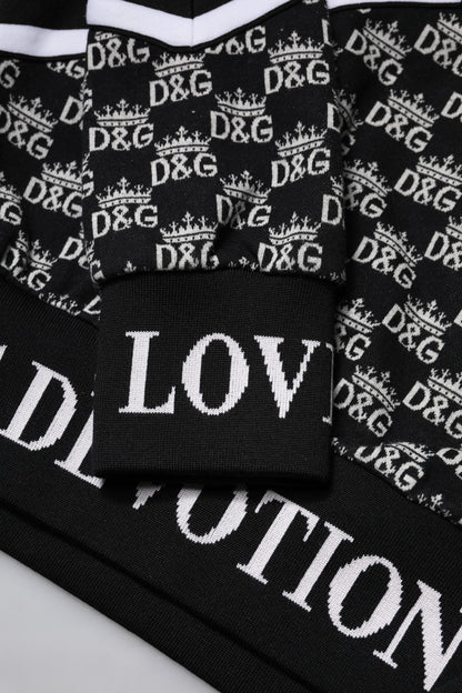 Dolce &amp; Gabbana Mehrfarbiger Pullover aus Baumwolle mit Rundhalsausschnitt