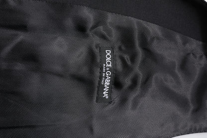 Dolce &amp; Gabbana Schwarze Wollweste, formelle Weste