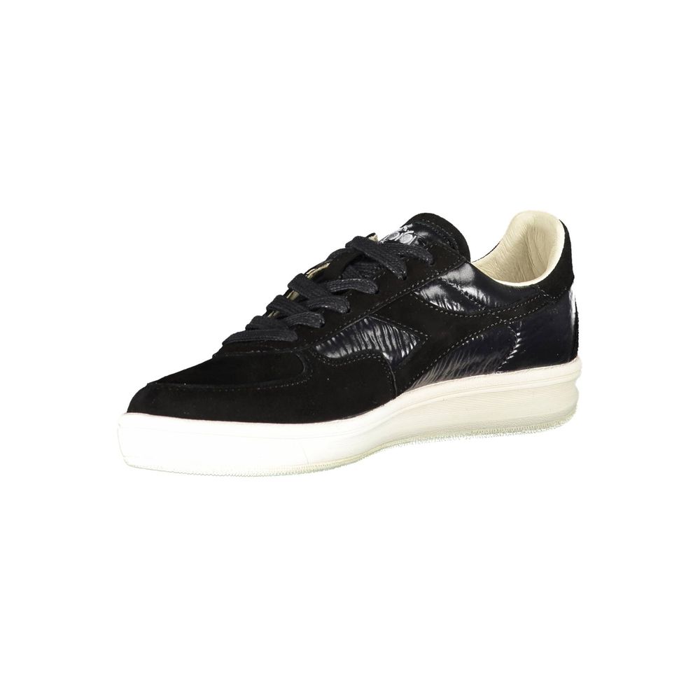 Diadora Damen-Sneaker aus schwarzem Leder