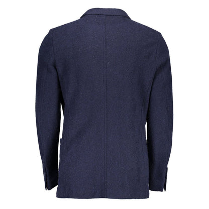 Gant Blaue Wolljacke für Herren