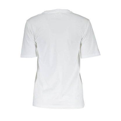Gant Weißes Baumwoll-T-Shirt für Herren