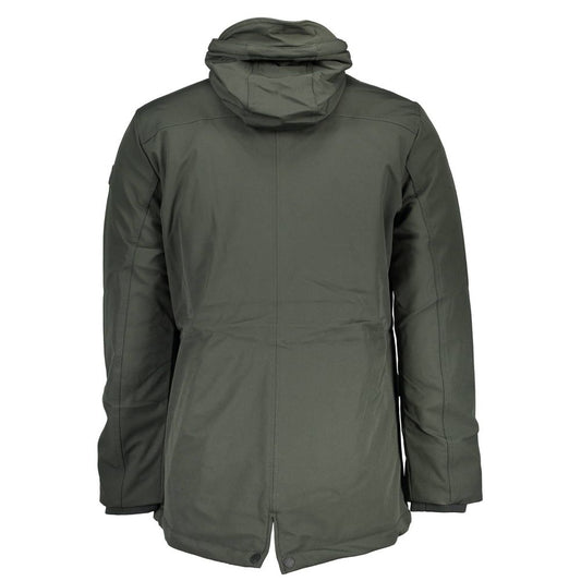 US POLO ASSN. Grüne Polyester-Herrenjacke