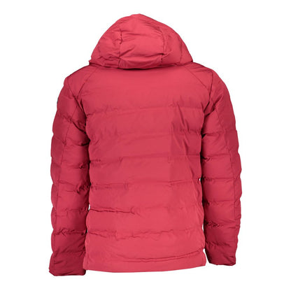 US POLO ASSN. Rote Polyamid-Herrenjacke