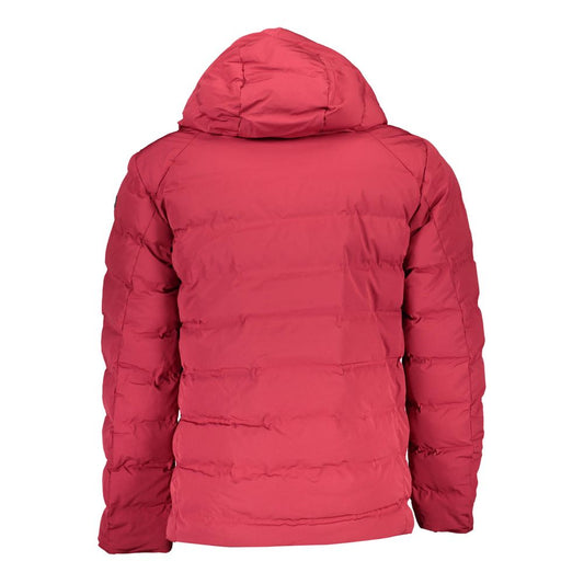US POLO ASSN. Rote Polyamid-Herrenjacke