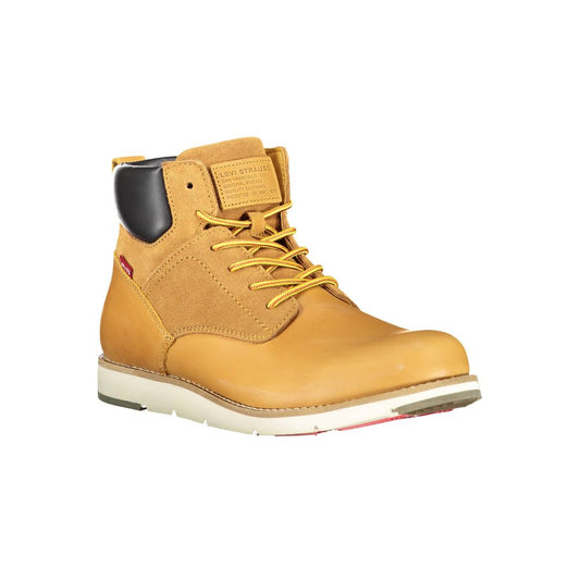 Levi's – Beige Lederstiefel für Herren