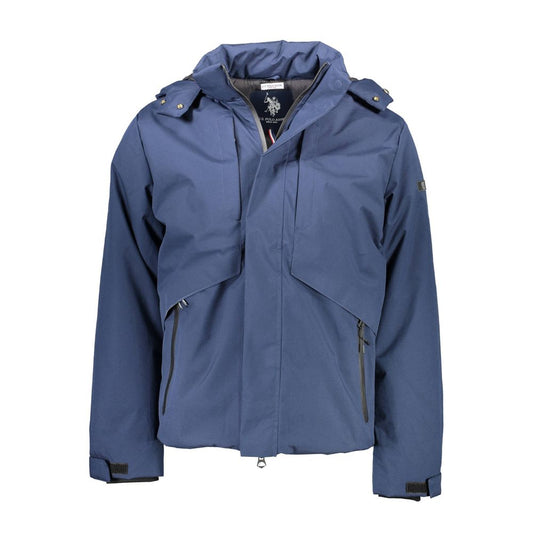 US POLO ASSN. Blaue Polyester-Herrenjacke