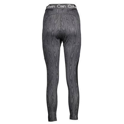 Calvin Klein – Schwarze Leggings aus Baumwolle für Damen
