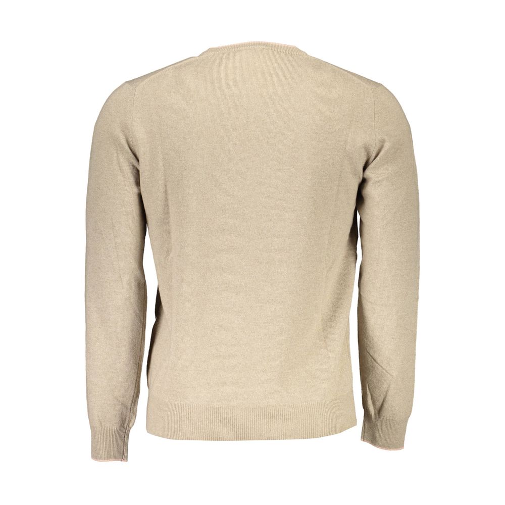 Harmont &amp; Blaine Beige Wollpullover für Herren