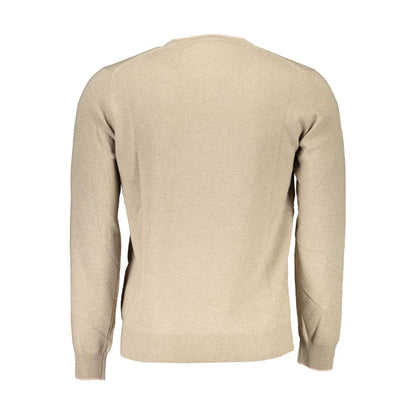 Harmont &amp; Blaine Beige Wollpullover für Herren