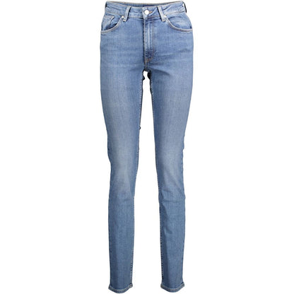 Gant Blue Cotton Women Jeans