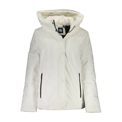 North Sails White Polyester Women Jacket
