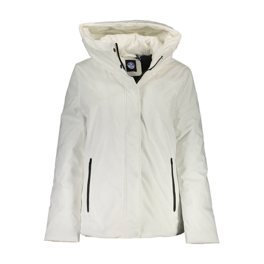 North Sails White Polyester Women Jacket